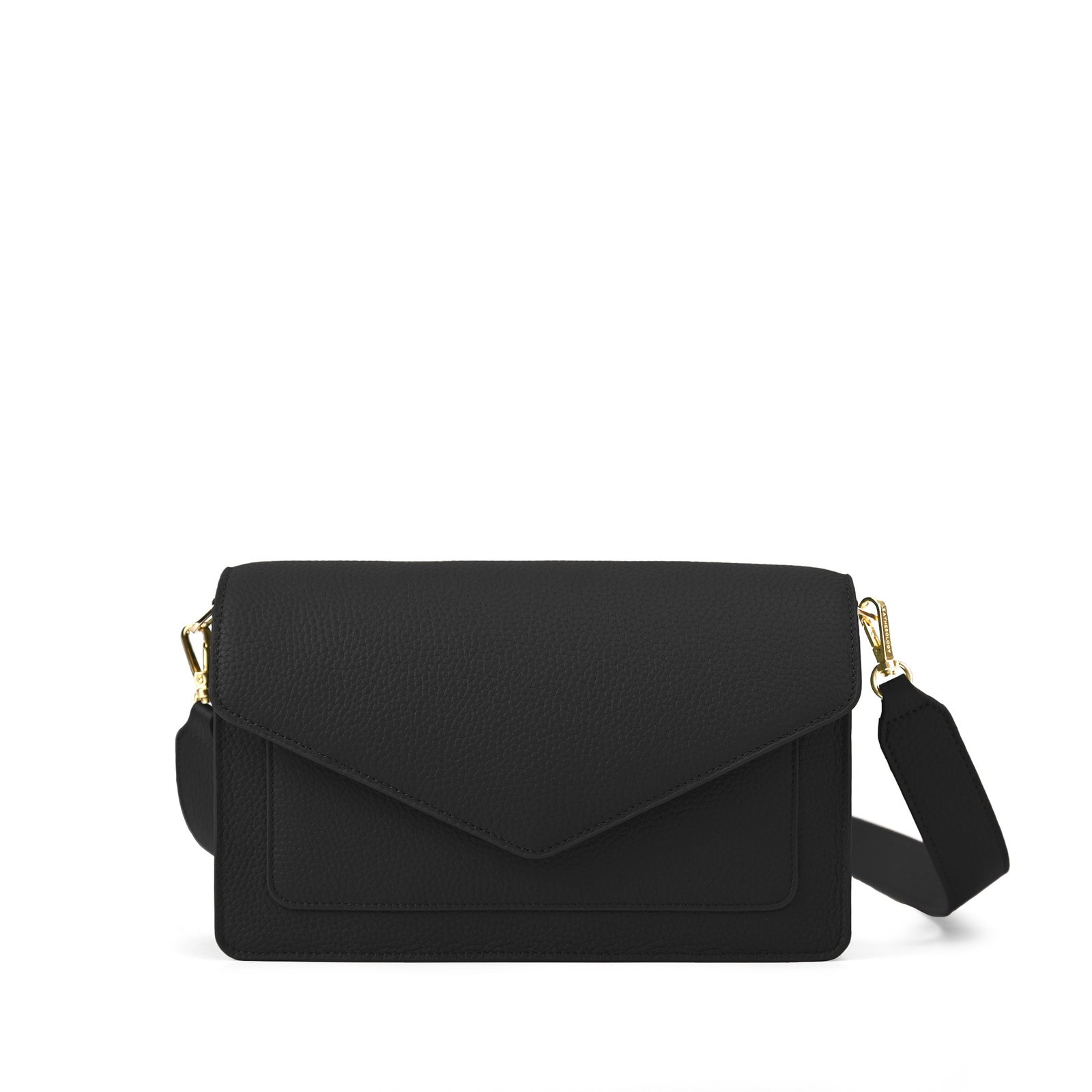 Medium-Willow-Envelope-Bag-Black-890-332.jpg Styles Wish Medium Willow Envelope Bag Black Pebble - Image 1