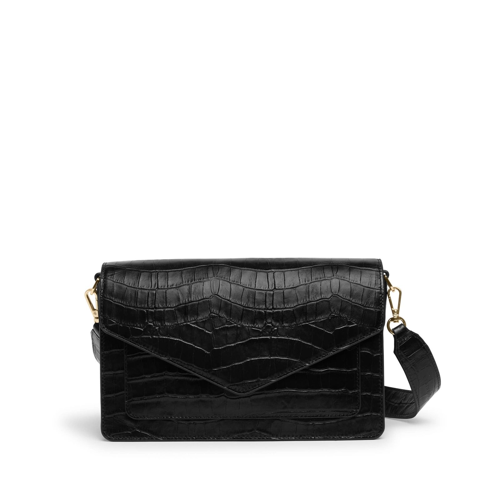 Medium-Willow-Envelope-Bag-Black-890-355-1.jpg Styles Wish Medium Willow Envelope Bag Black Croc - Image 1
