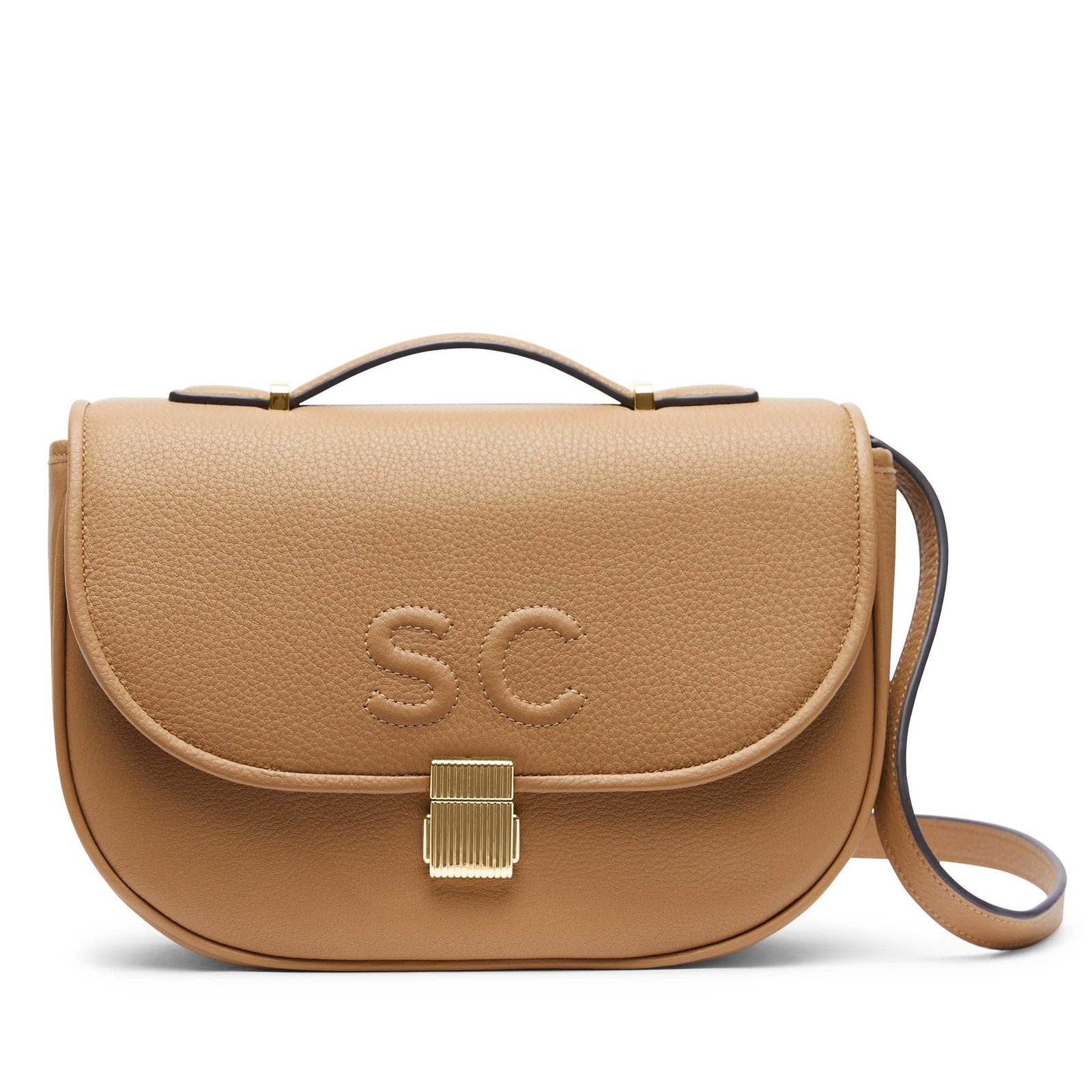 new-Katy-Medium-Saddle-Bag-Tan-054-352.jpg Styles Wish Katy Medium Saddle Bag Camel - Image 1